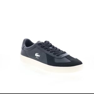 Lacoste Men's Black and White Sneakers